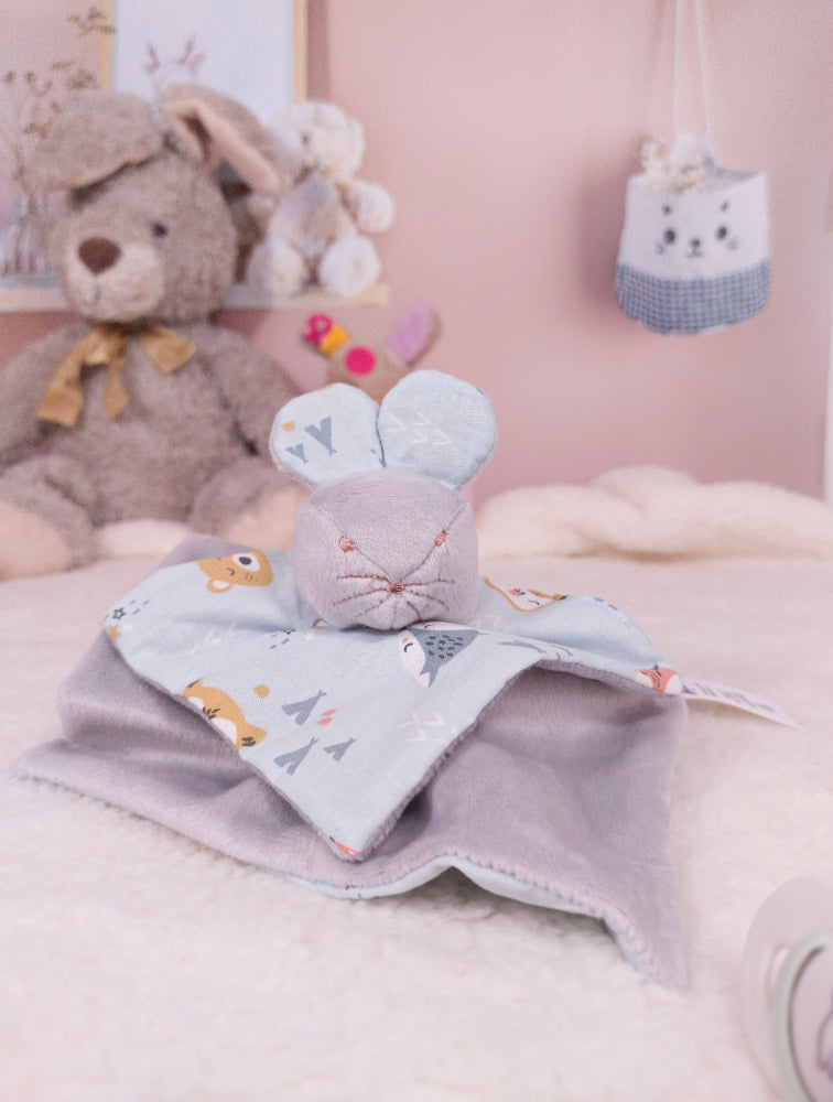 Doudou Benoky ourson gris