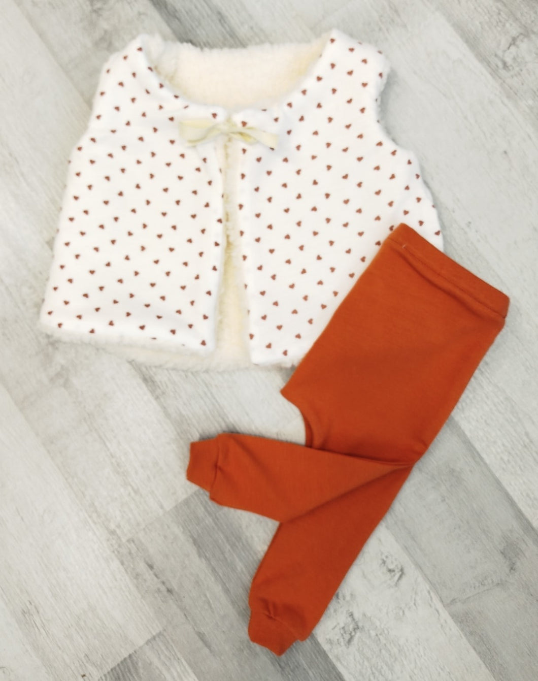 ensemble gilet sans manche legging